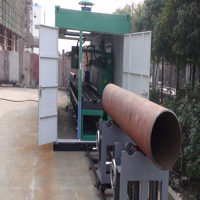 Solution de fabrication de bobine de tuyau de type mobile entière pour usine à gaz en acier inoxydable