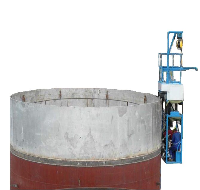 Soudeuse circonférentielle et automatique de circonférence pour le réservoir de pétrole brut